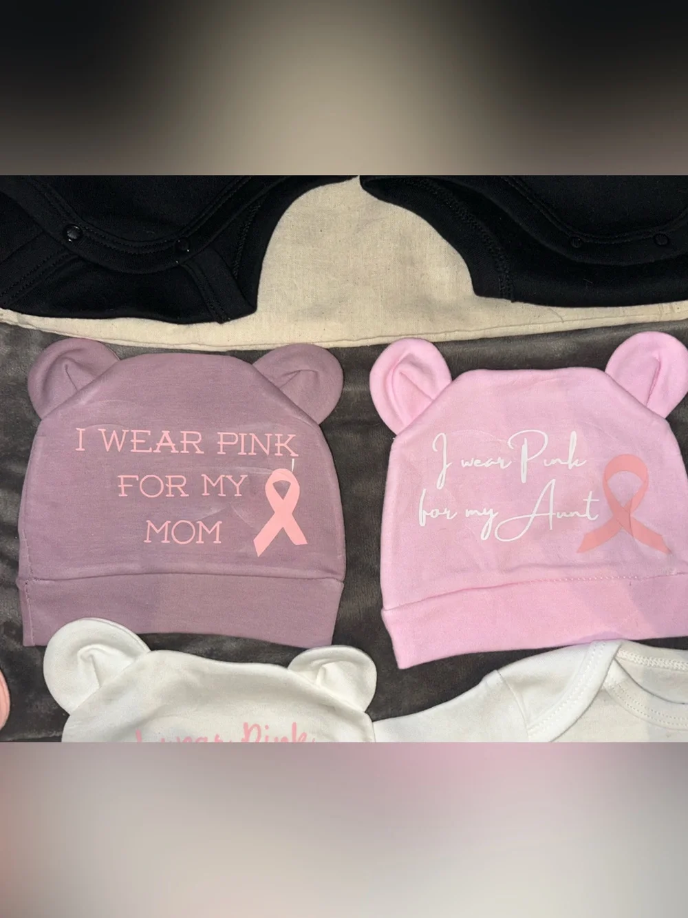 Kids Pink Awareness Beanie - Multiple Pink Shades